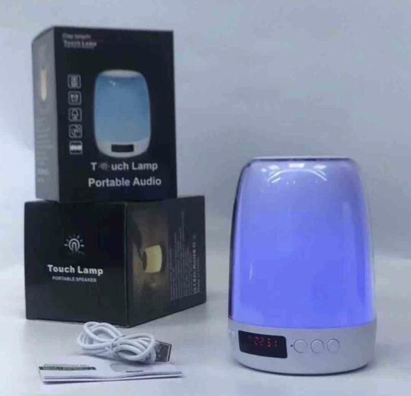 Érintésérzékeny intelligens asztali LED lámpa bluetooth hangszóró ébresztő funkcióval - Image 3