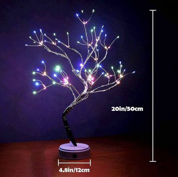 Dekoratív asztali LED fa világító dekoráció érintő gombos 50 cm - Image 7