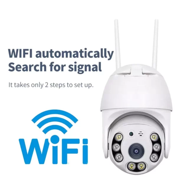 Kültéri és beltéri smart vezeték nélküli HD WIFI IP kamera 360° - Image 3