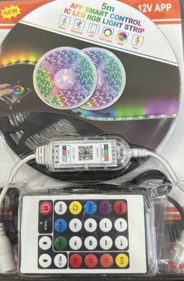 Wifis intelligens RGB LED szalag telefonnal vezérelhető 5 m - Image 4