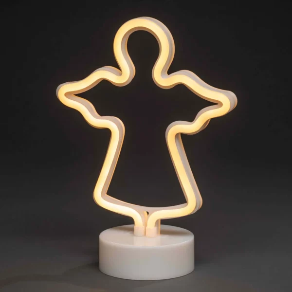 LED angyal dekorációs lámpa kábelsziluett